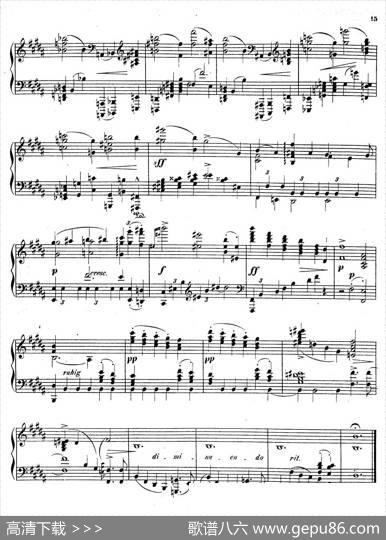LegendenOp.18（9首传奇·Ⅳ）|狄奥多·柯希纳
