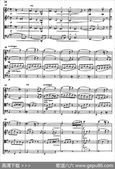 GREENSLEEVES（弦乐四重奏）