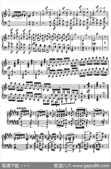 PianoSonatainCOp.2No.3（C大调第三钢琴奏鸣曲）|路德维希·冯·贝多芬