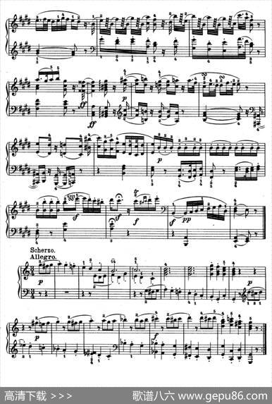 PianoSonatainCOp.2No.3（C大调第三钢琴奏鸣曲）|路德维希·冯·贝多芬