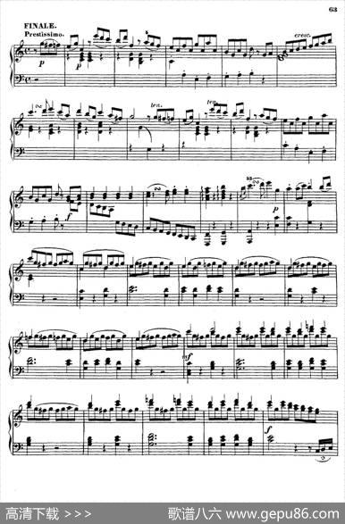 PianoSonataNo.4inCMajorOp.38（C大调第四钢琴奏鸣曲）|约翰·尼波默克·胡梅尔