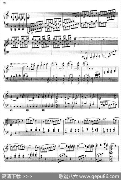PianoSonataNo.4inCMajorOp.38（C大调第四钢琴奏鸣曲）|约翰·尼波默克·胡梅尔