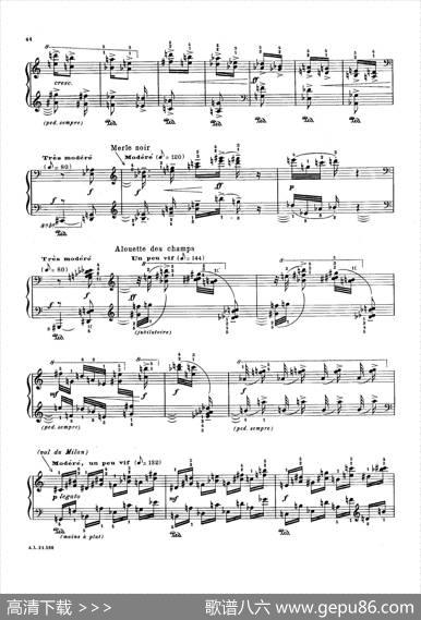 LaFauvettedesJardins（园林莺）|奥利维埃·梅西安
