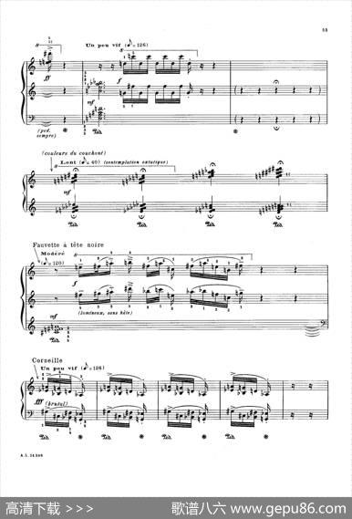 LaFauvettedesJardins（园林莺）|奥利维埃·梅西安