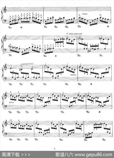 12EtudesForTheLeftHandOp.92No.2（12首为左手而作的钢琴练习曲）|莫里兹·莫什科夫斯基