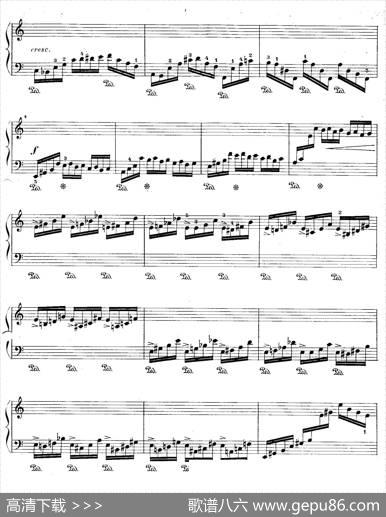 12EtudesForTheLeftHandOp.92No.2（12首为左手而作的钢琴练习曲）|莫里兹·莫什科夫斯基
