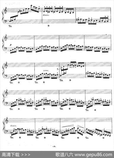 12EtudesForTheLeftHandOp.92No.2（12首为左手而作的钢琴练习曲）|莫里兹·莫什科夫斯基