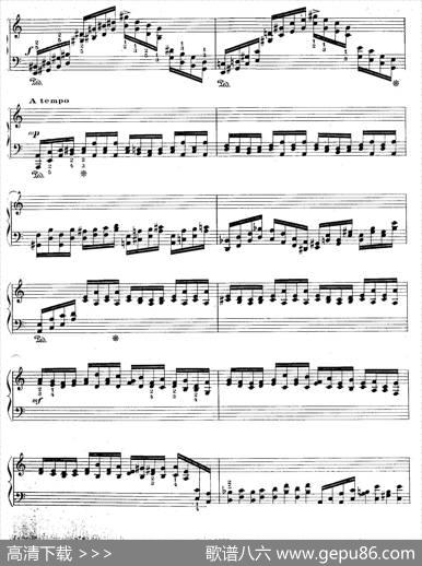 12EtudesForTheLeftHandOp.92No.3（12首为左手而作的钢琴练习曲）|莫里兹·莫什科夫斯基