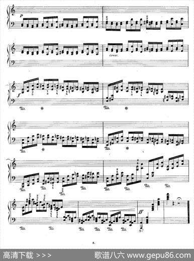 12EtudesForTheLeftHandOp.92No.3（12首为左手而作的钢琴练习曲）|莫里兹·莫什科夫斯基