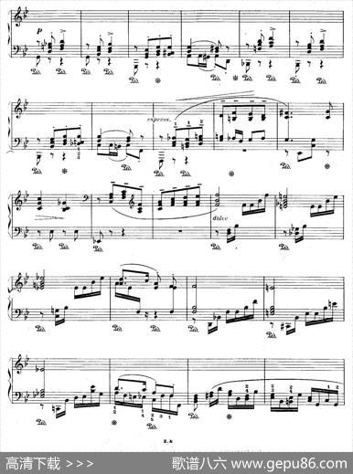 12EtudesForTheLeftHandOp.92No.7（12首为左手而作的钢琴练习曲）|莫里兹·莫什科夫斯基