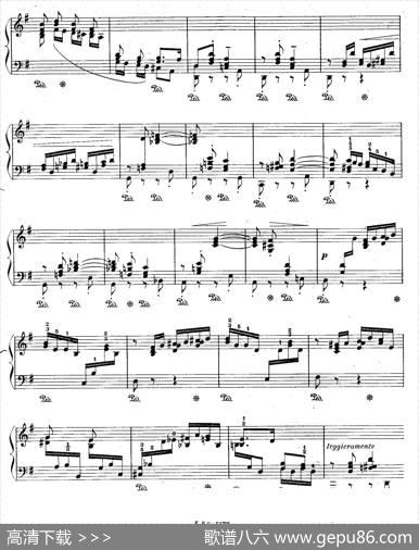 12EtudesForTheLeftHandOp.92No.7（12首为左手而作的钢琴练习曲）|莫里兹·莫什科夫斯基