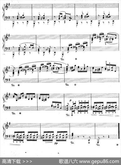 12EtudesForTheLeftHandOp.92No.7（12首为左手而作的钢琴练习曲）|莫里兹·莫什科夫斯基