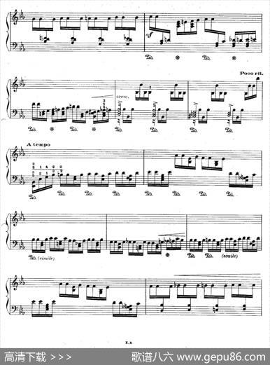 12EtudesForTheLeftHandOp.92No.9（12首为左手而作的钢琴练习曲）|莫里兹·莫什科夫斯基