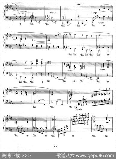 12EtudesForTheLeftHandOp.92No.11（12首为左手而作的钢琴练习曲）|莫里兹·莫什科夫斯基