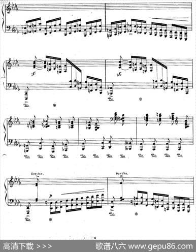 12EtudesForTheLeftHandOp.92No.12（12首为左手而作的钢琴练习曲）|莫里兹·莫什科夫斯基