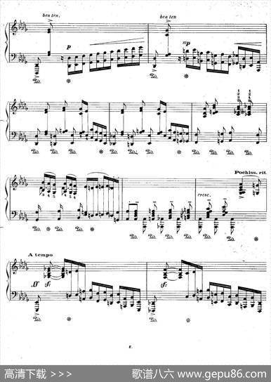 12EtudesForTheLeftHandOp.92No.12（12首为左手而作的钢琴练习曲）|莫里兹·莫什科夫斯基