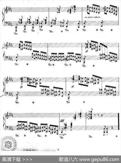 12EtudesForTheLeftHandOp.92No.12（12首为左手而作的钢琴练习曲）|莫里兹·莫什科夫斯基