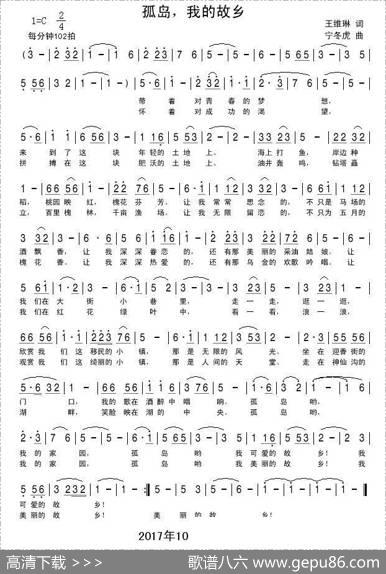 孤岛，我的故乡 - 王维琳|宁冬虎