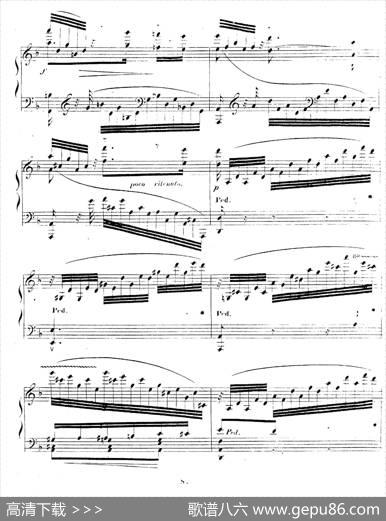 CanzonetteItalienneOp.36-5（意大利小歌曲）|西伊斯蒙德·塔尔贝格