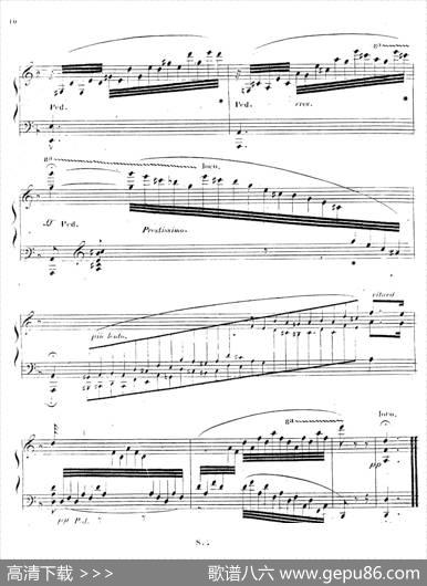 CanzonetteItalienneOp.36-5（意大利小歌曲）|西伊斯蒙德·塔尔贝格