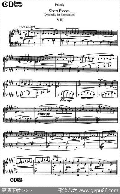18ShortPieces（18首小品·Ⅷ）|赛扎尔·弗兰克