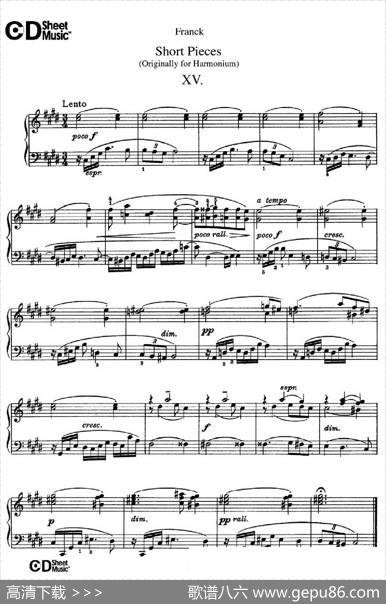 18ShortPieces（18首小品·XV）|赛扎尔·弗兰克