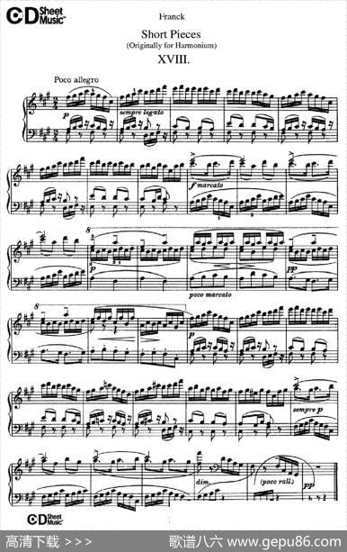 18ShortPieces（18首小品·XVIII）|赛扎尔·弗兰克