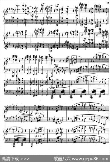 SymphonyNo.4ineMinorOp.98（e小调第四交响曲·双钢琴）|约翰内斯·勃拉姆斯