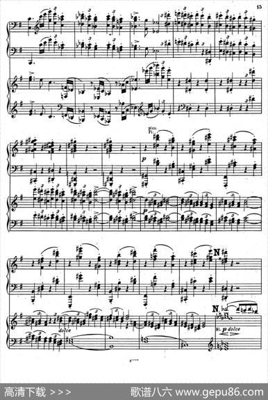 SymphonyNo.4ineMinorOp.98（e小调第四交响曲·双钢琴）|约翰内斯·勃拉姆斯