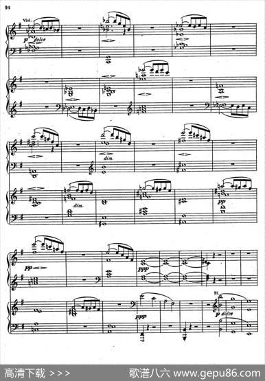SymphonyNo.4ineMinorOp.98（e小调第四交响曲·双钢琴）|约翰内斯·勃拉姆斯