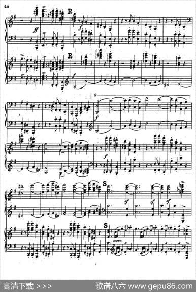 SymphonyNo.4ineMinorOp.98（e小调第四交响曲·双钢琴）|约翰内斯·勃拉姆斯