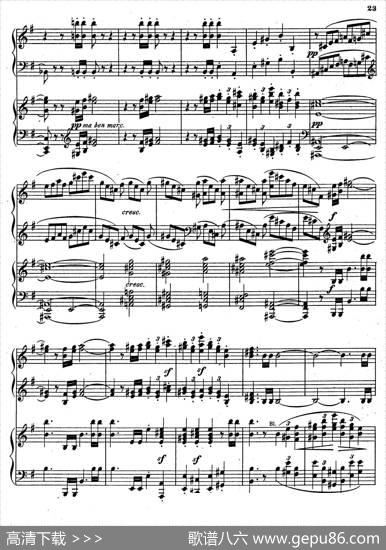 SymphonyNo.4ineMinorOp.98（e小调第四交响曲·双钢琴）|约翰内斯·勃拉姆斯