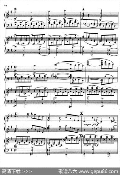 SymphonyNo.4ineMinorOp.98（e小调第四交响曲·双钢琴）|约翰内斯·勃拉姆斯