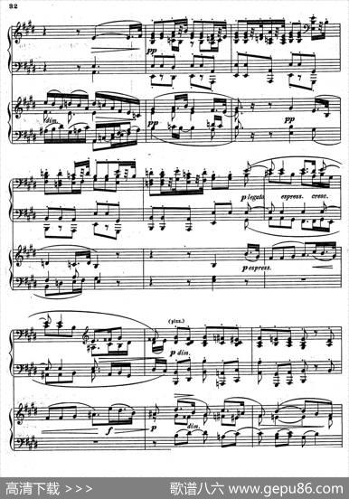 SymphonyNo.4ineMinorOp.98（e小调第四交响曲·双钢琴）|约翰内斯·勃拉姆斯