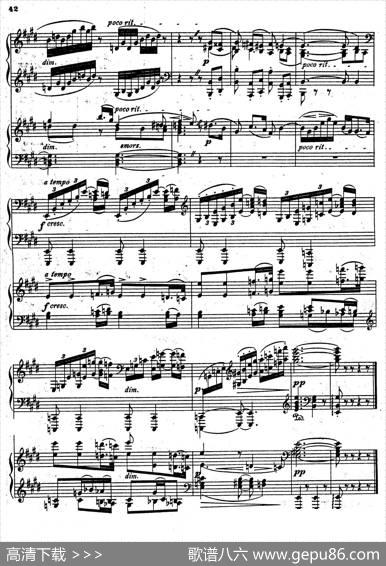 SymphonyNo.4ineMinorOp.98（e小调第四交响曲·双钢琴）|约翰内斯·勃拉姆斯