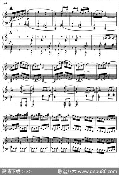 SymphonyNo.4ineMinorOp.98（e小调第四交响曲·双钢琴）|约翰内斯·勃拉姆斯