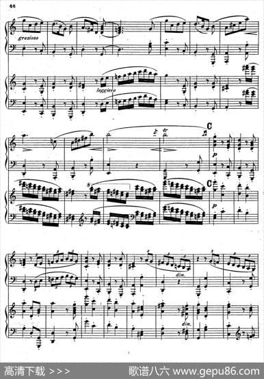 SymphonyNo.4ineMinorOp.98（e小调第四交响曲·双钢琴）|约翰内斯·勃拉姆斯