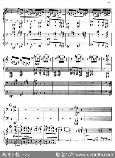 SymphonyNo.4ineMinorOp.98（e小调第四交响曲·双钢琴）|约翰内斯·勃拉姆斯
