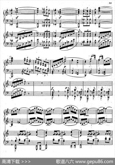 SymphonyNo.4ineMinorOp.98（e小调第四交响曲·双钢琴）|约翰内斯·勃拉姆斯