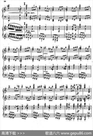 SymphonyNo.4ineMinorOp.98（e小调第四交响曲·双钢琴）|约翰内斯·勃拉姆斯