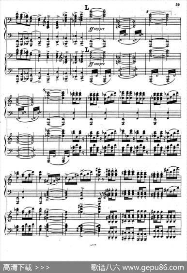 SymphonyNo.4ineMinorOp.98（e小调第四交响曲·双钢琴）|约翰内斯·勃拉姆斯