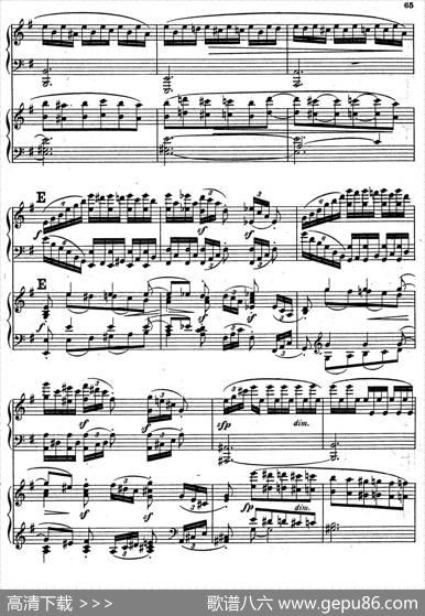 SymphonyNo.4ineMinorOp.98（e小调第四交响曲·双钢琴）|约翰内斯·勃拉姆斯