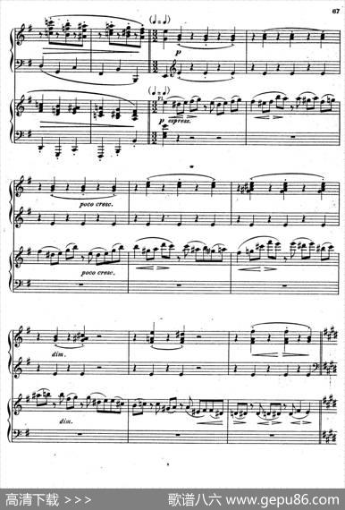 SymphonyNo.4ineMinorOp.98（e小调第四交响曲·双钢琴）|约翰内斯·勃拉姆斯