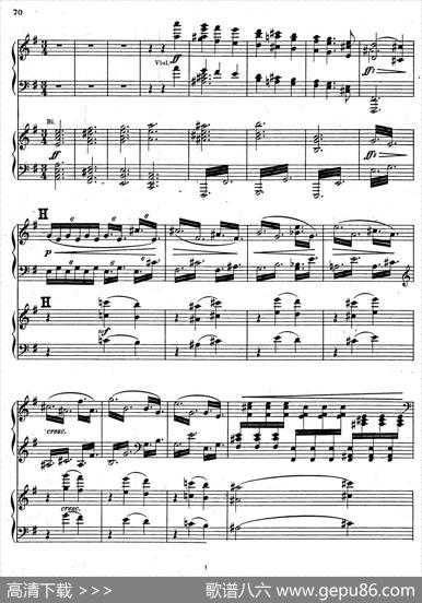 SymphonyNo.4ineMinorOp.98（e小调第四交响曲·双钢琴）|约翰内斯·勃拉姆斯