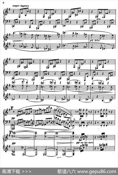 SymphonyNo.4ineMinorOp.98（e小调第四交响曲·双钢琴）|约翰内斯·勃拉姆斯