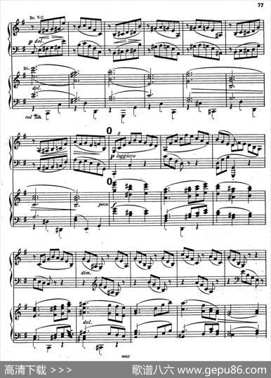 SymphonyNo.4ineMinorOp.98（e小调第四交响曲·双钢琴）|约翰内斯·勃拉姆斯