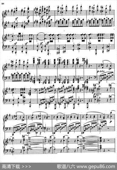 SymphonyNo.4ineMinorOp.98（e小调第四交响曲·双钢琴）|约翰内斯·勃拉姆斯