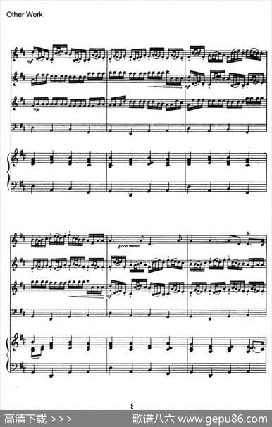 CanoninD（D大调卡农·五重奏）|帕赫贝尔（Pachelbel）
