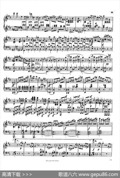 StringQuartetNo.3inDMajorOp.18-3（D大调第三弦乐四重奏·钢琴独奏版）|路德维希·冯·贝多