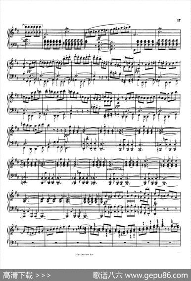 StringQuartetNo.3inDMajorOp.18-3（D大调第三弦乐四重奏·钢琴独奏版）|路德维希·冯·贝多